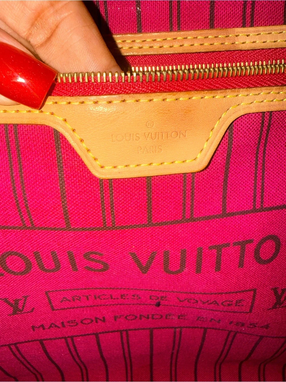 Louis Vuitton Neverfull MM Monogram Pivoine Pink Tote